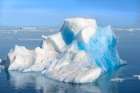 Norway, Svalbard. Close-up of blue iceberg. Art Print
